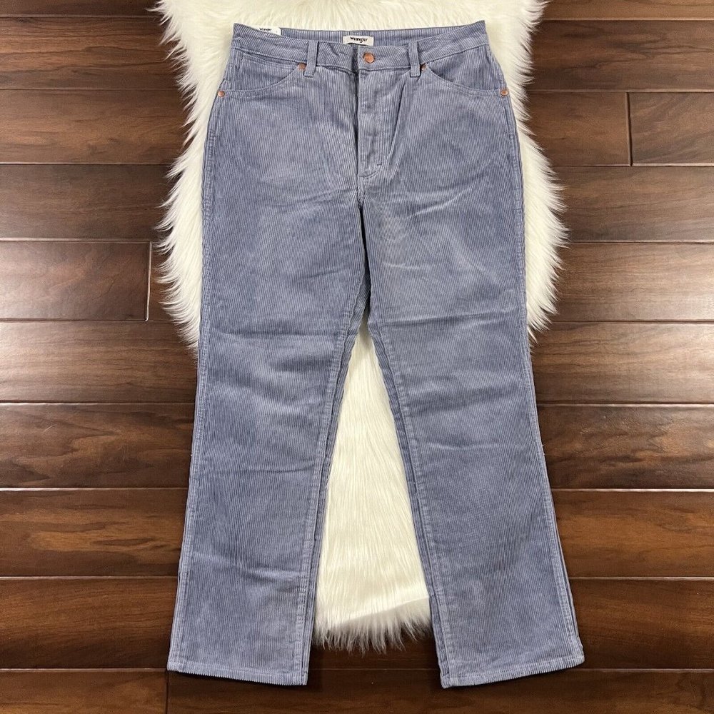 Wrangler Size 31 Corduroy Wild West 603 High Rise Straight Denim Jeans